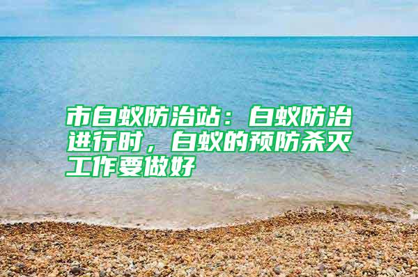 市白蟻防治站：白蟻防治進行時，白蟻的預(yù)防殺滅工作要做好