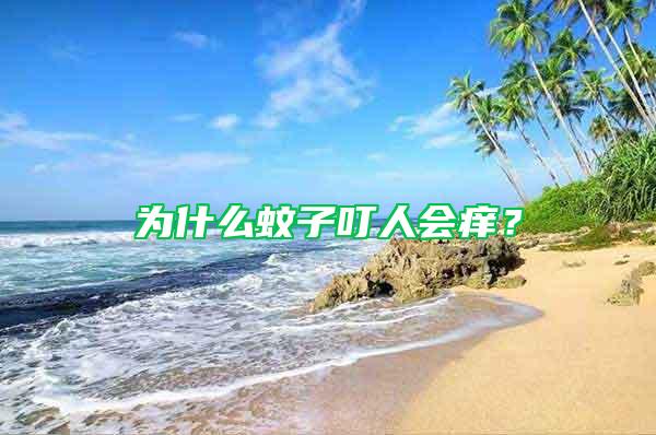 為什么蚊子叮人會癢？