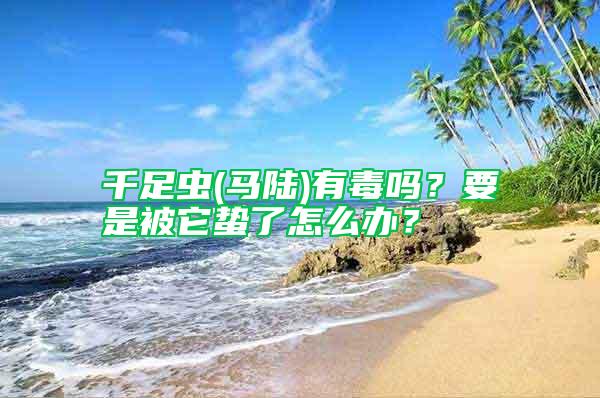 千足蟲(馬陸)有毒嗎？要是被它蟄了怎么辦？