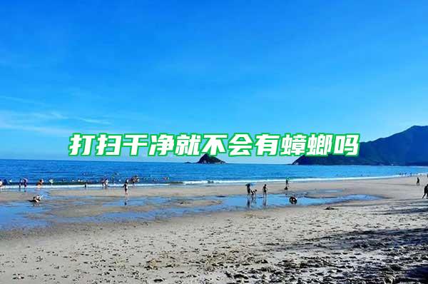 打掃干凈就不會(huì)有蟑螂嗎