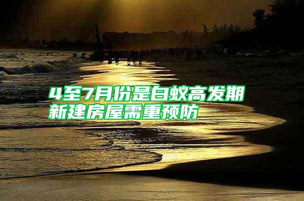 4至7月份是白蟻高發(fā)期 新建房屋需重預(yù)防