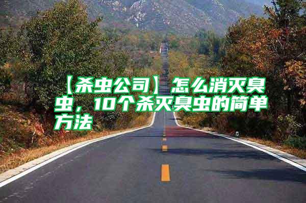 【殺蟲公司】怎么消滅臭蟲，10個(gè)殺滅臭蟲的簡(jiǎn)單方法