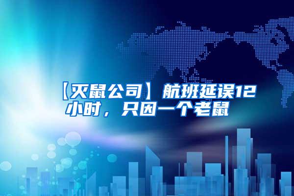 【滅鼠公司】航班延誤12小時(shí)，只因一個(gè)老鼠