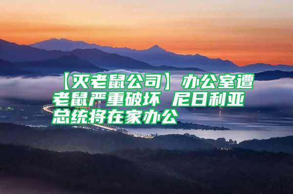 【滅老鼠公司】辦公室遭老鼠嚴重破壞 尼日利亞總統(tǒng)將在家辦公