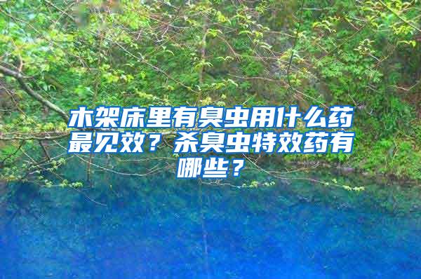 木架床里有臭蟲用什么藥最見效？殺臭蟲特效藥有哪些？