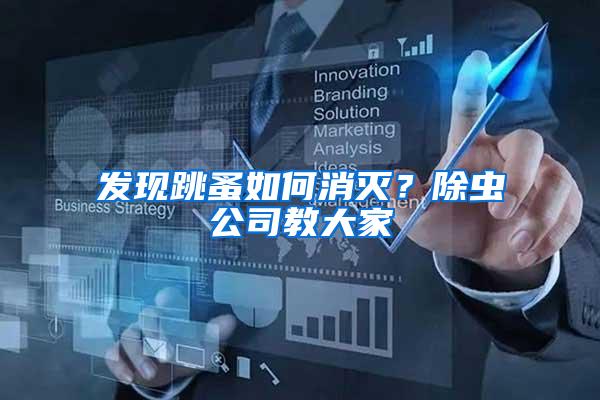 發(fā)現(xiàn)跳蚤如何消滅？除蟲公司教大家