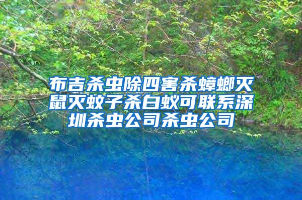 布吉殺蟲除四害殺蟑螂滅鼠滅蚊子殺白蟻可聯(lián)系深圳殺蟲公司殺蟲公司
