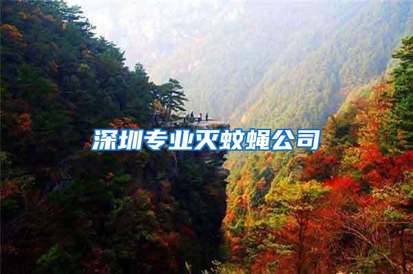 深圳專(zhuān)業(yè)滅蚊蠅公司